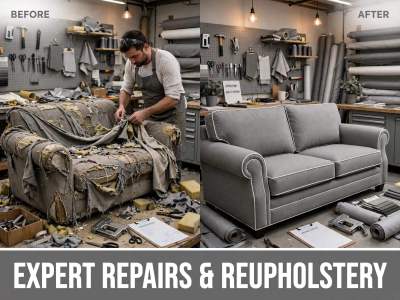 expert repairs reupholstery